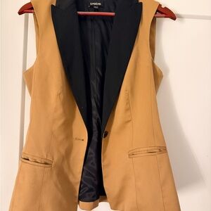 Bebe Camel and Black Women's Blazer